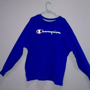 Blue Pull-Over Sweat Shirt